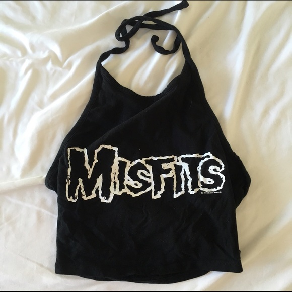 Misfits halter crop top