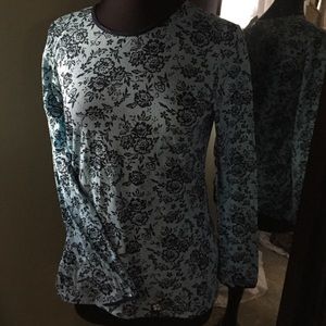 Long sleeve floral koi shirt