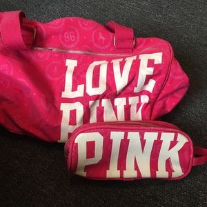 Victoria Secret (Pink) Luggage Set