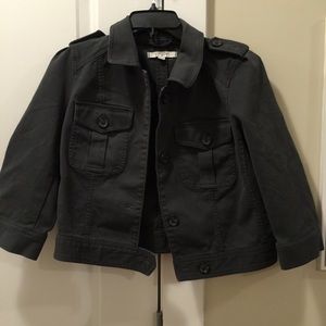 Adorable Ann Taylor Loft Jacket Sz. S Grey