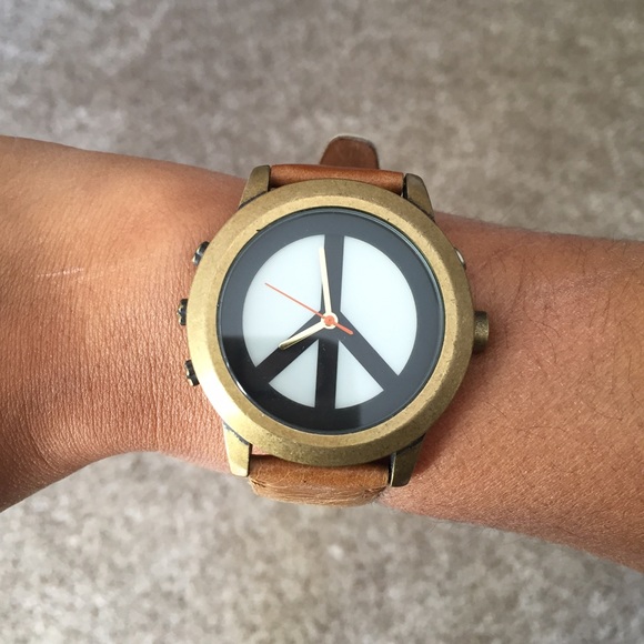Lucky Brand Peace Sign Watch