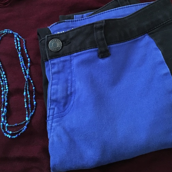 Double color jeans!