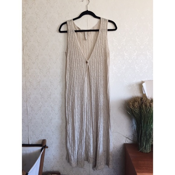 Paper Crane long sweater vest