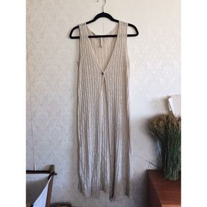 Paper Crane long sweater vest