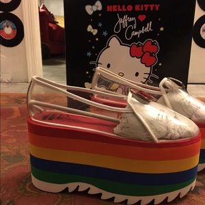 Jeffrey Campbell X Hello Kitty platform