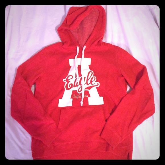 American Eagle Hoodie Red