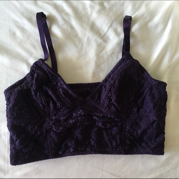 NWOT Free people lace crop bra