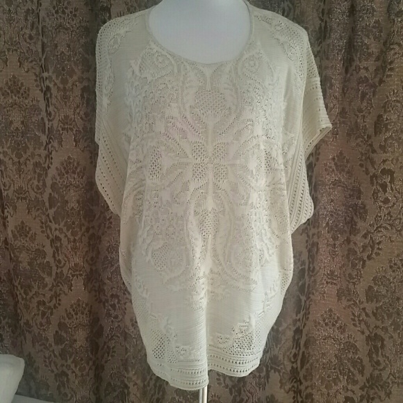 New York & Company Tops - 🔴BUNDLED🔴 NY&CO | DOLMAN CROCHETED BLOUSE