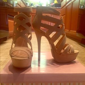 Wild Diva Nude Heels