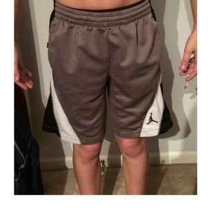 Young boys Nike Jordan's. Basketball shorts