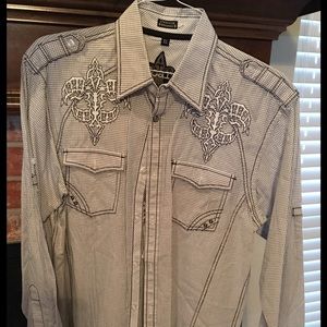 Men's long sleeve Roar button up