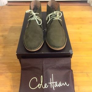 Cole Haan Olive Green Chukka Boots
