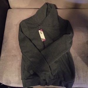 Gray fleece Jacket.