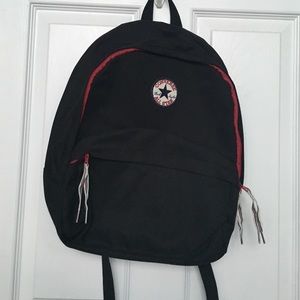 Small black converse backpack