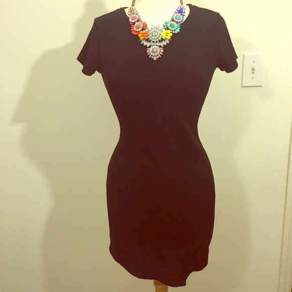 Pink Rose little black dress