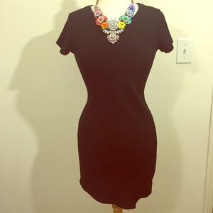 Pink Rose little black dress