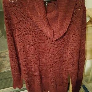 Cowl neck sweater