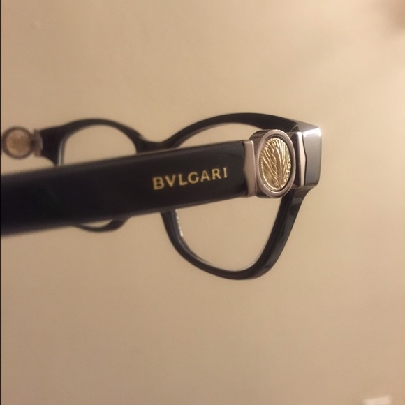 Black BVLGARI frame