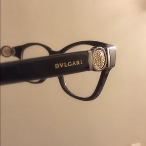 Black BVLGARI frame