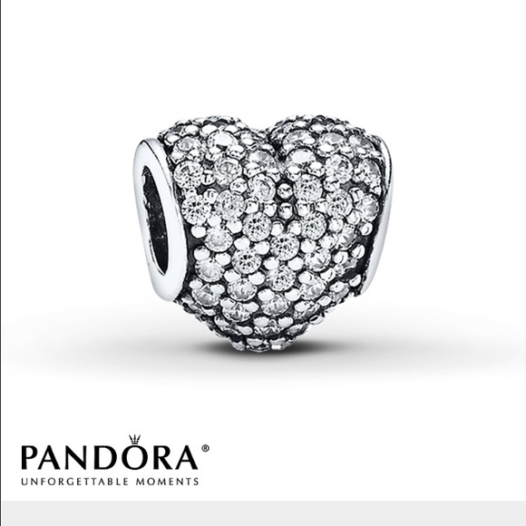 Pandora pave heart