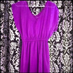 Purple Express dolman dress