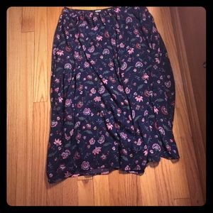 Paisley patterned skirt. Never worn.