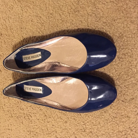 steve madden blue flats