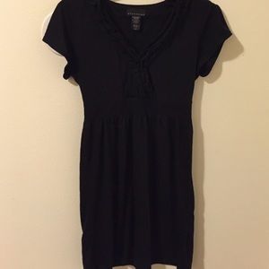 Attention black knit dress
