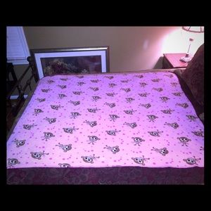 pink monkey blanket