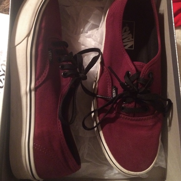 Maroon Vans