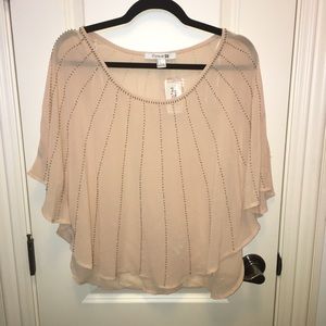 Forever 21 Beaded Circle Top