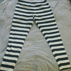 Striped leggings never worn