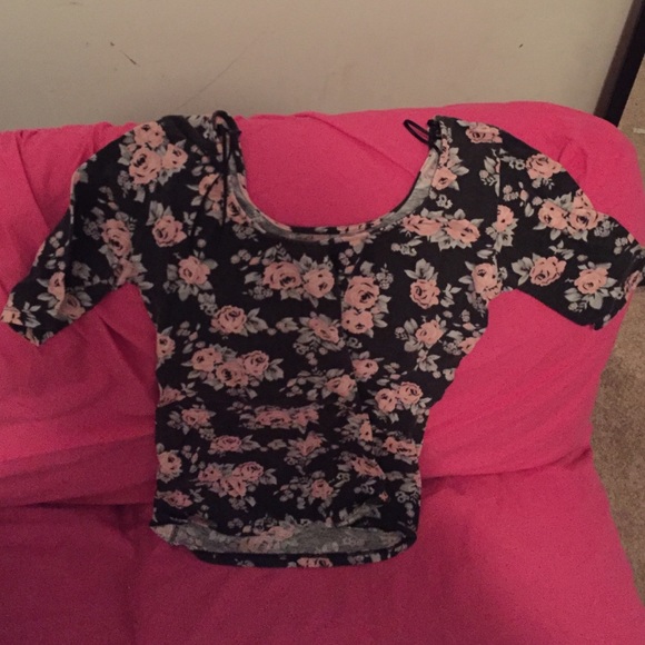 Dressy floral shirt .