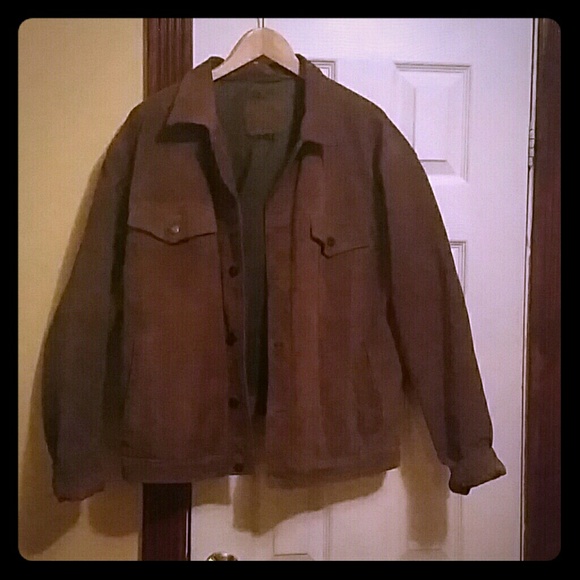 Vintage oversized suede jacket