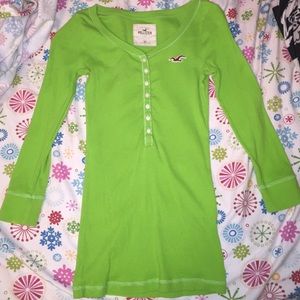 Hollister 3 quarter sleeve
