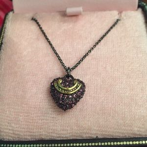 Juicy Couture Pave Heart Necklace