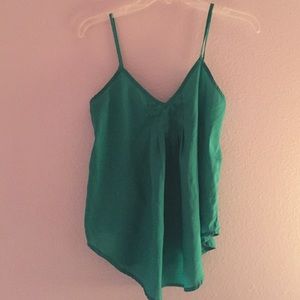 Aqua flowy top