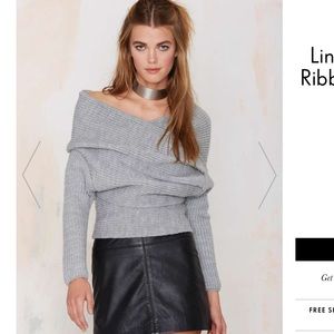 Nastygal bardot sweater