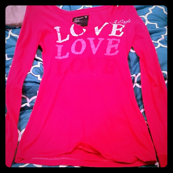 Long sleeve v neck American Eagle