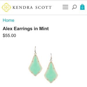 Kendra Scott Alex Earring in mint