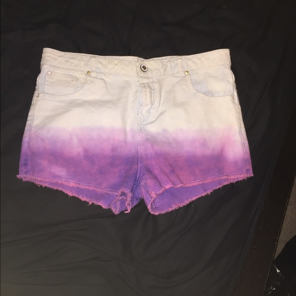 Ombré High Waisted Shorts