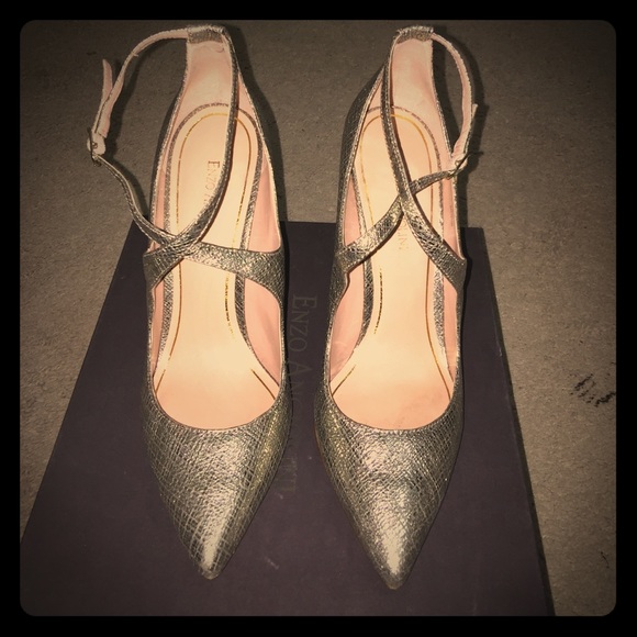 Enzo Angiolini Metallic Pumps