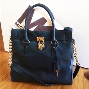Michael Kors large Hamilton bag in Green