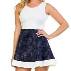 A Line Polka Dot Dress