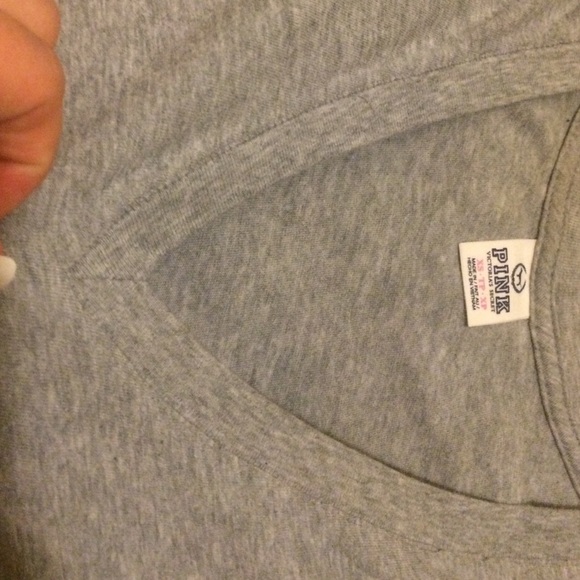 Victoria's Secret Pink v neck tee - Picture 4 of 4