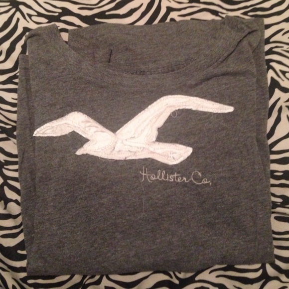 Grey hollister. T shirt