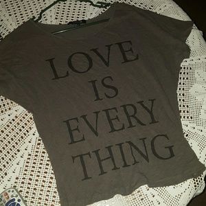 Love is everything Forever 21 top