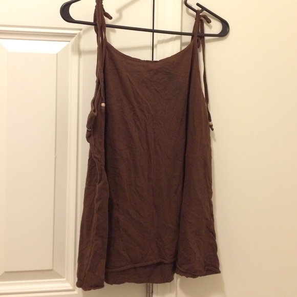 Xhileration Tie Strap Tank with Beading XL - Picture 2 of 2