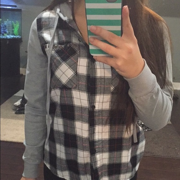 Plaid flannel jacket