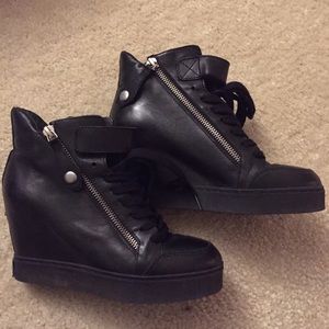 Ash • black heel boots